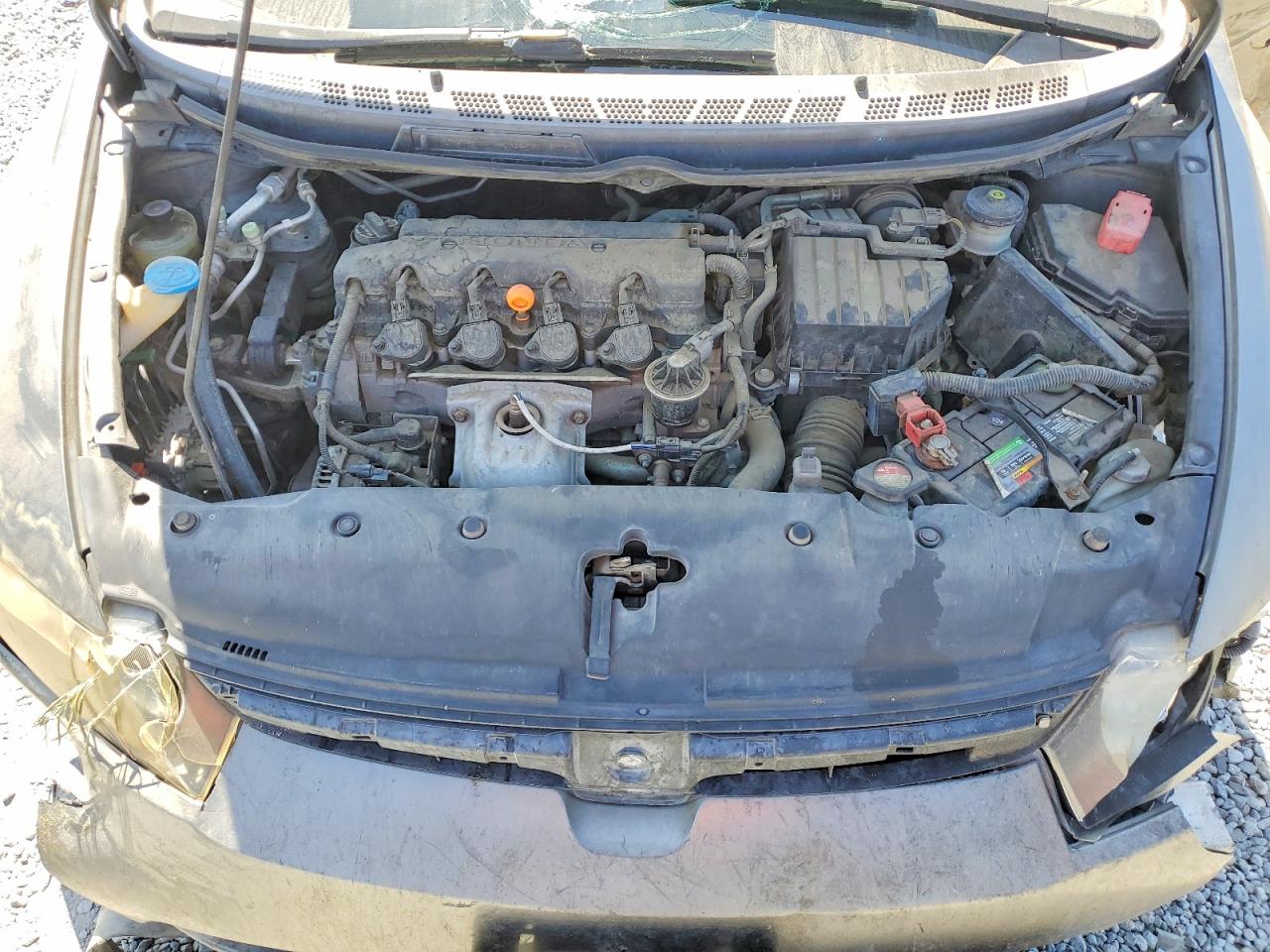 2007 Honda Civic Lx Gray vin: 2HGFA16587H304605