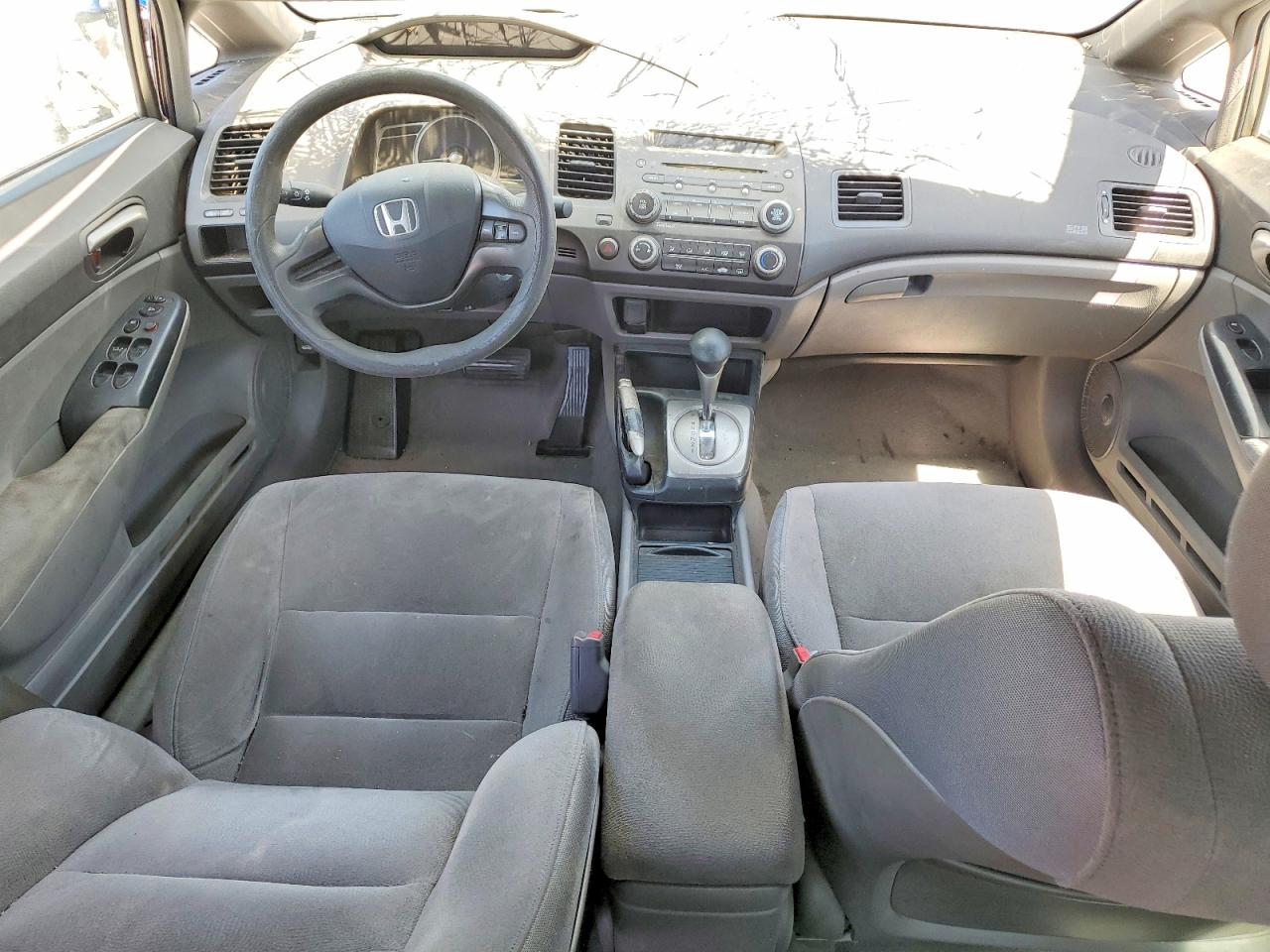 2007 Honda Civic Lx Gray vin: 2HGFA16587H304605