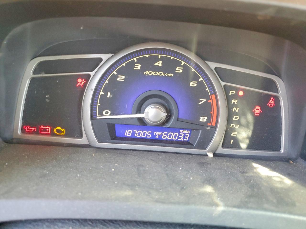 2007 Honda Civic Lx Gray vin: 2HGFA16587H304605