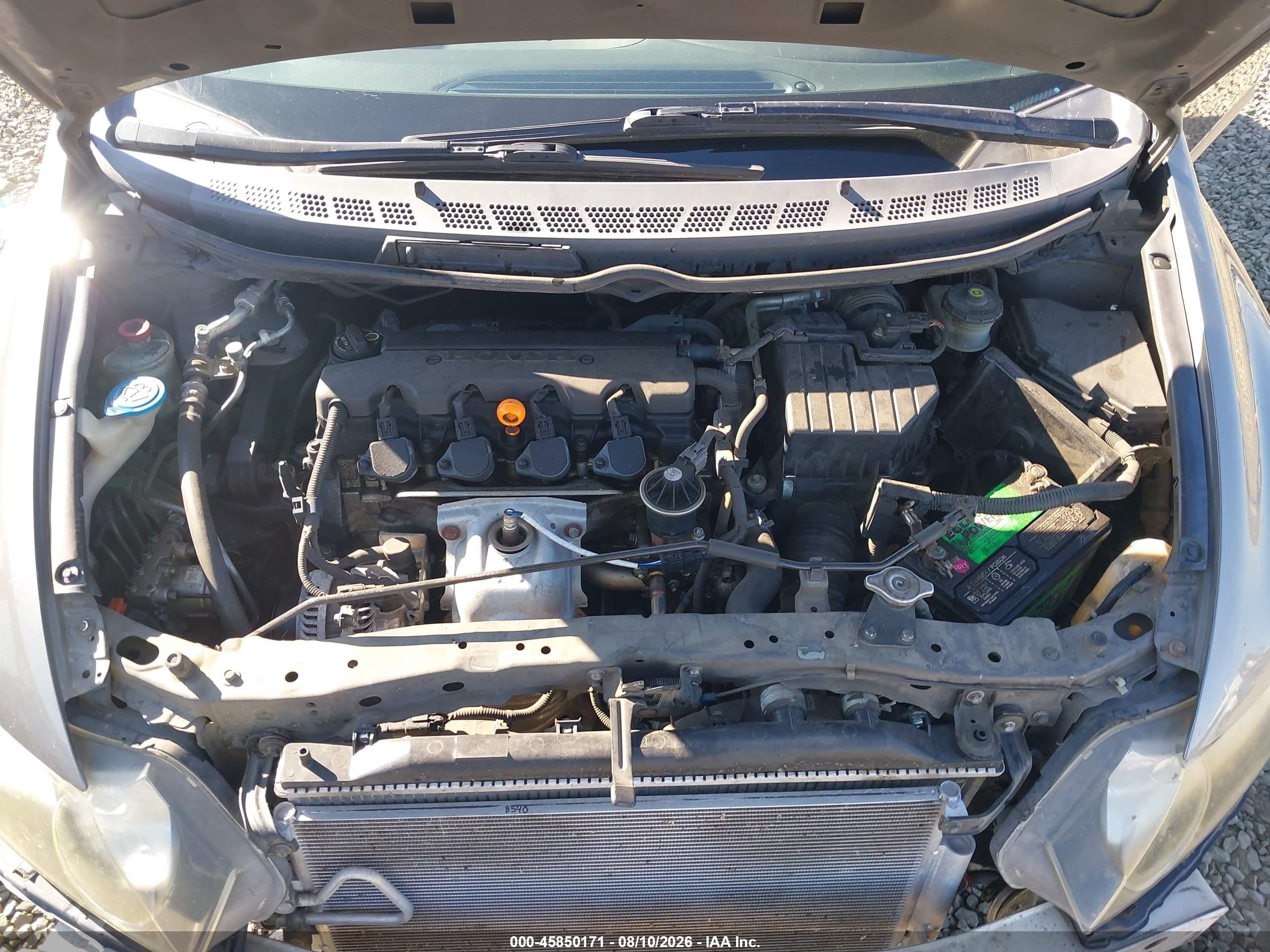 2007 Honda Civic Lx Gray vin: 2HGFA16587H304622