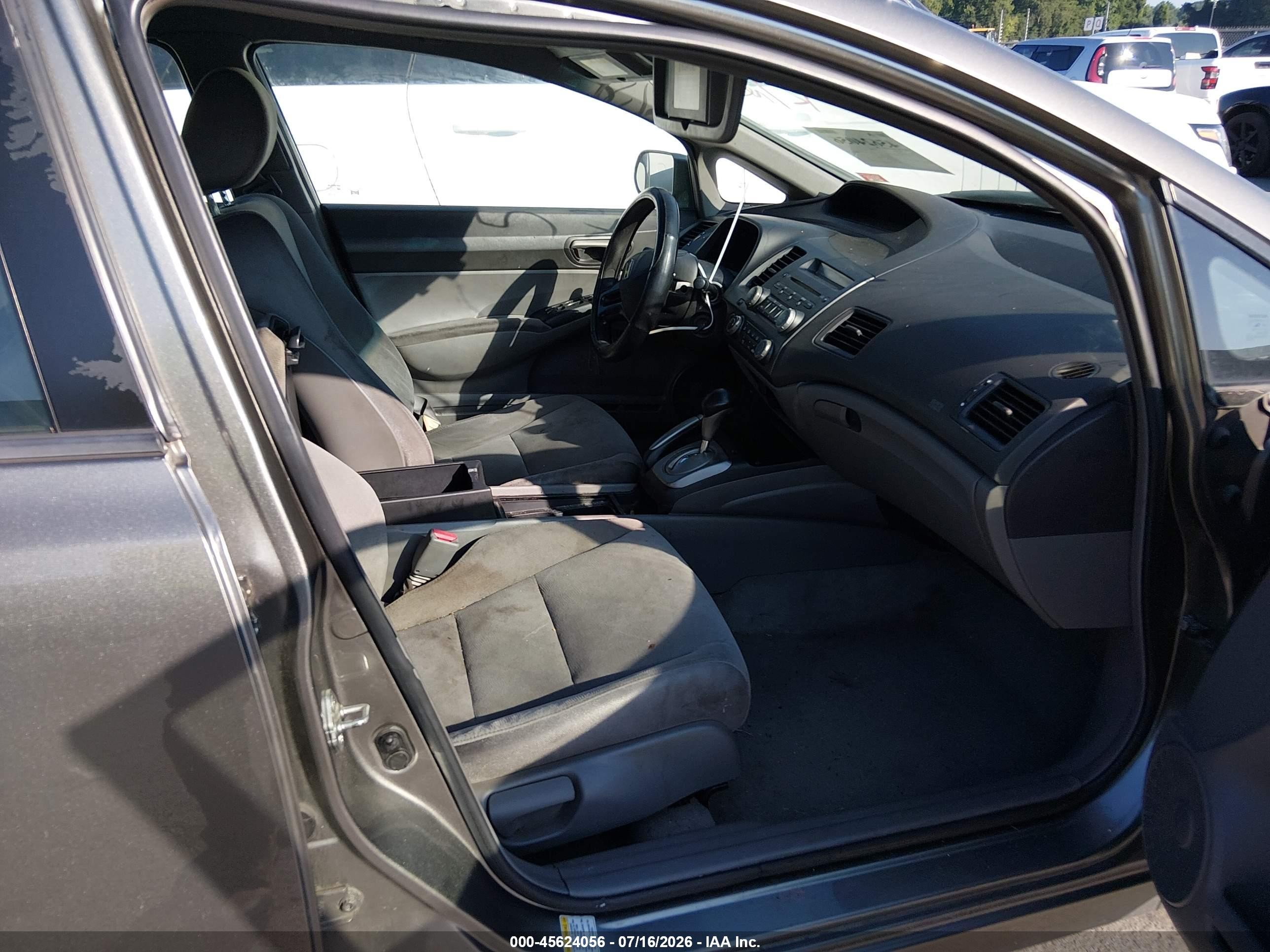2007 Honda Civic Lx Серый vin: 2HGFA16587H305592