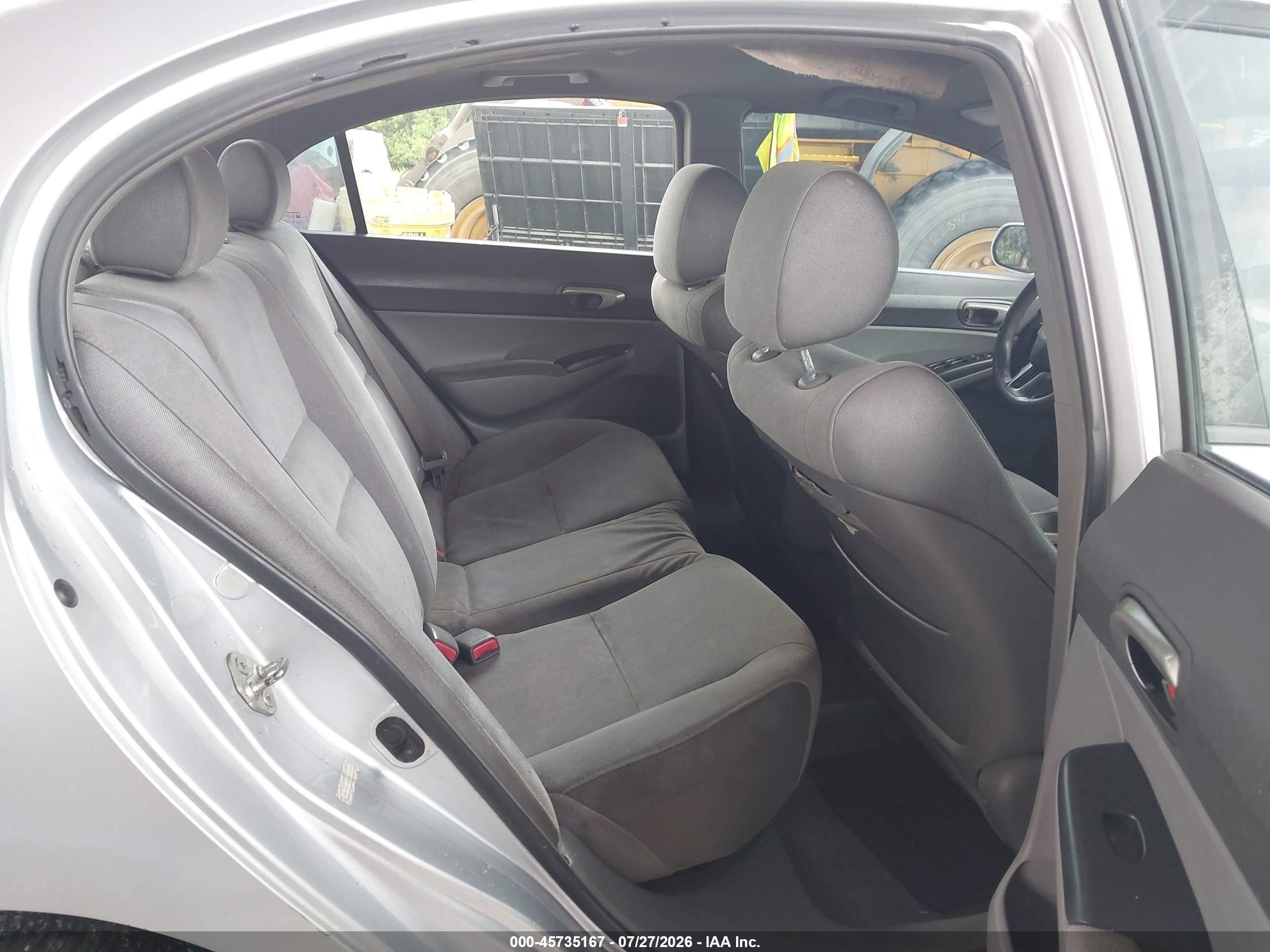 2007 Honda Civic Lx Silver vin: 2HGFA16587H309433