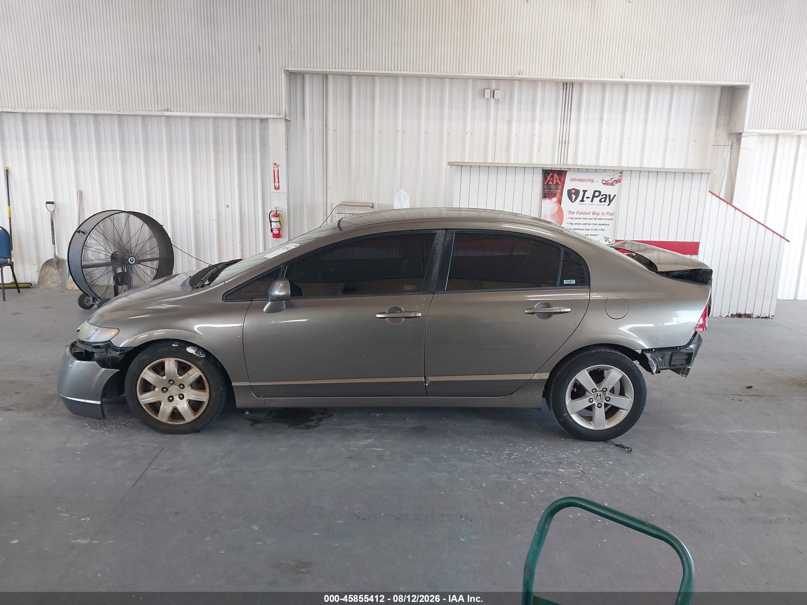 2007 Honda Civic Lx Beige vin: 2HGFA16587H315930