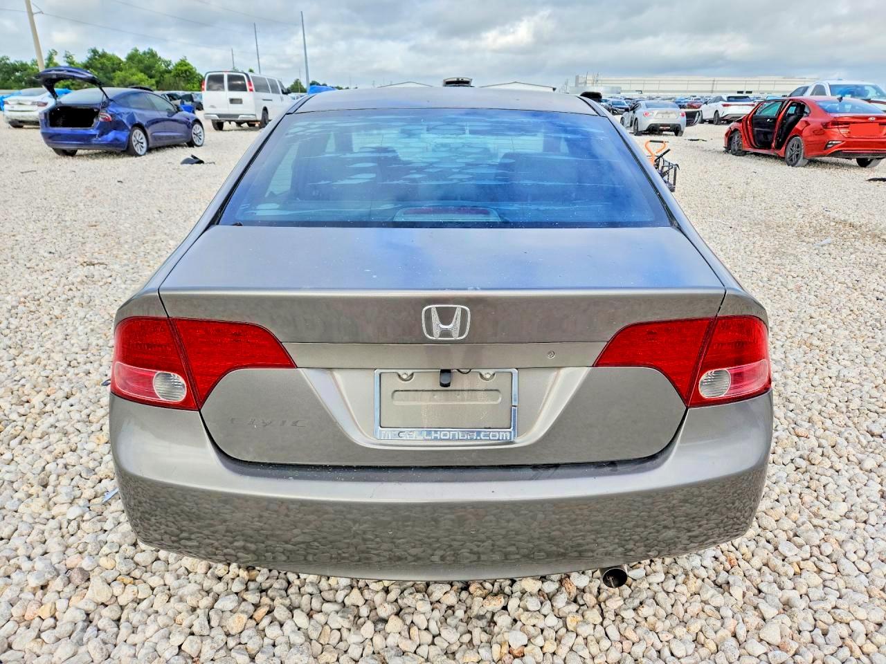 2008 Honda Civic Lx Gray vin: 2HGFA16588H300300