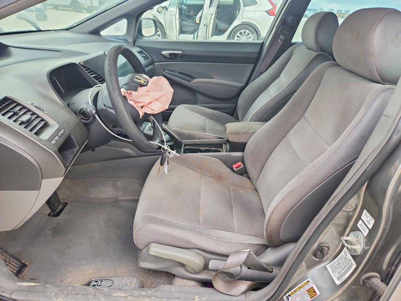2008 Honda Civic Lx Gray vin: 2HGFA16588H300300