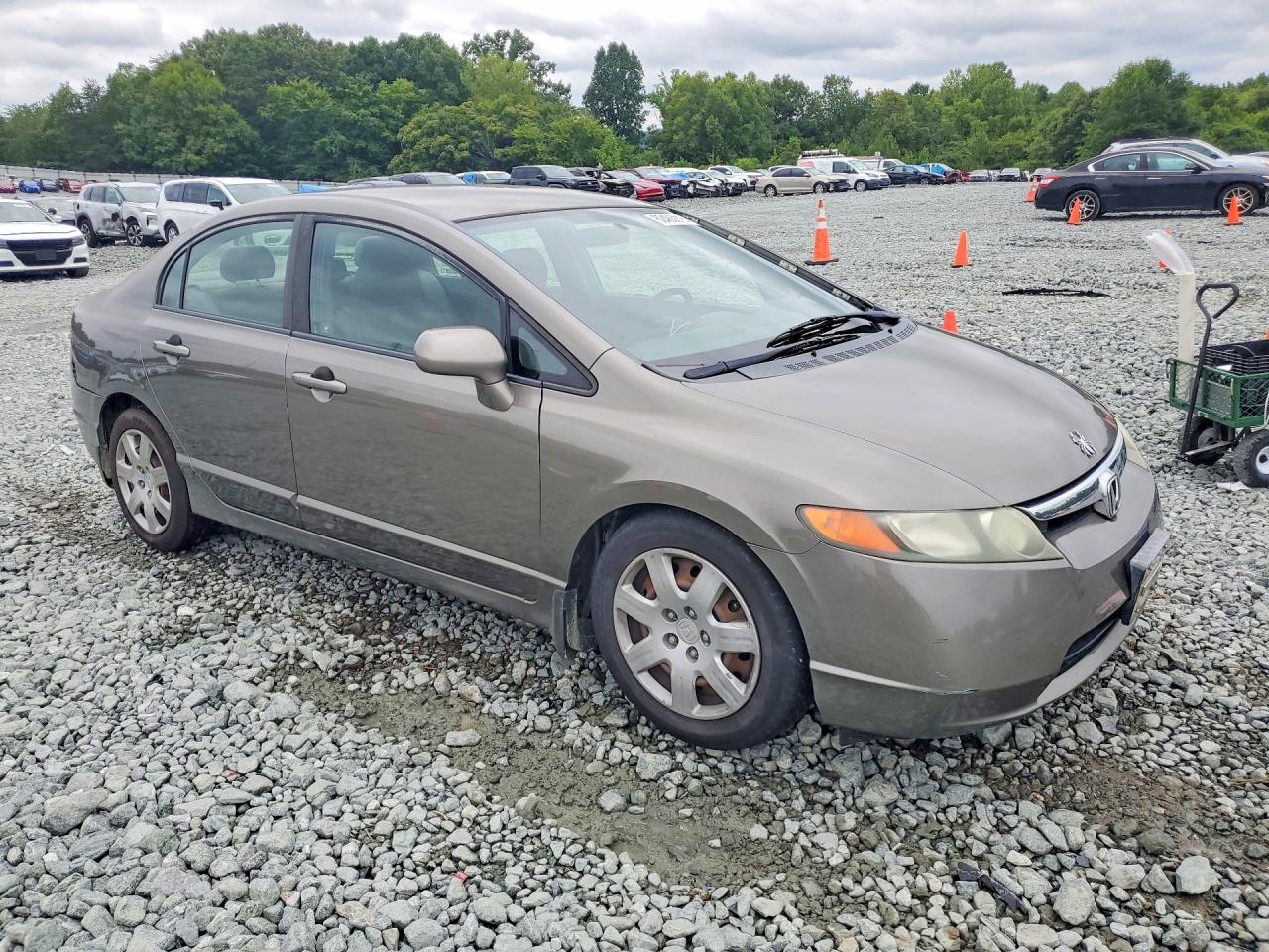 2008 Honda Civic Lx Серый vin: 2HGFA16588H302807