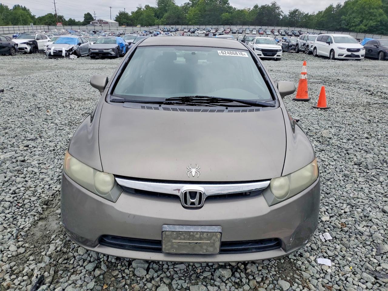 2008 Honda Civic Lx Серый vin: 2HGFA16588H302807