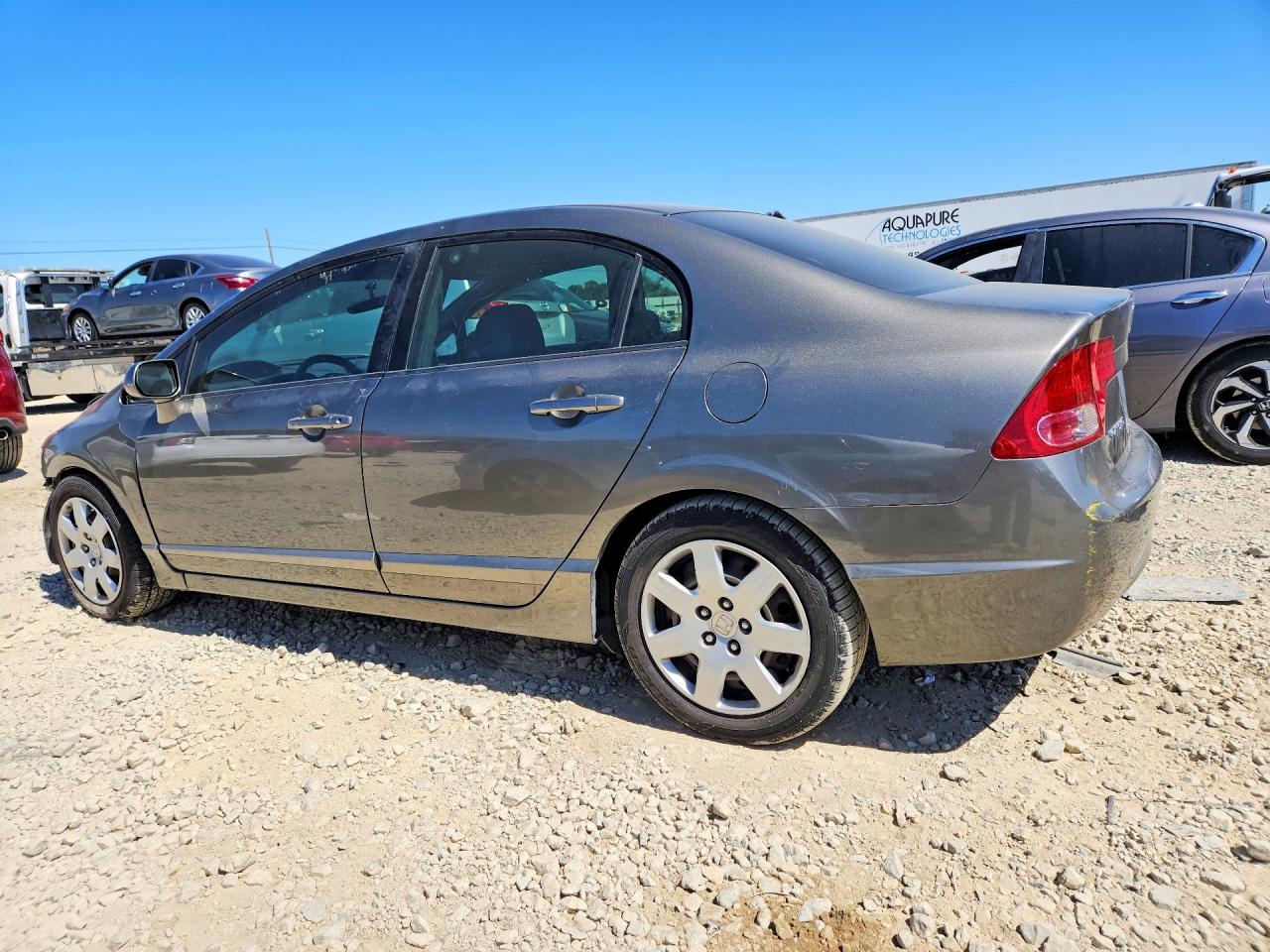 2008 Honda Civic Lx Gray vin: 2HGFA16588H312284