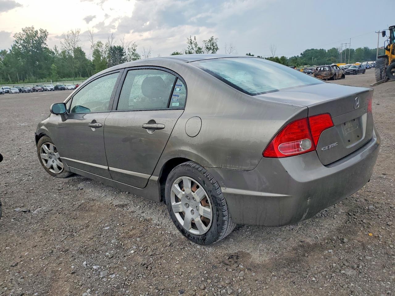 2008 Honda Civic Lx Gray vin: 2HGFA16588H318442