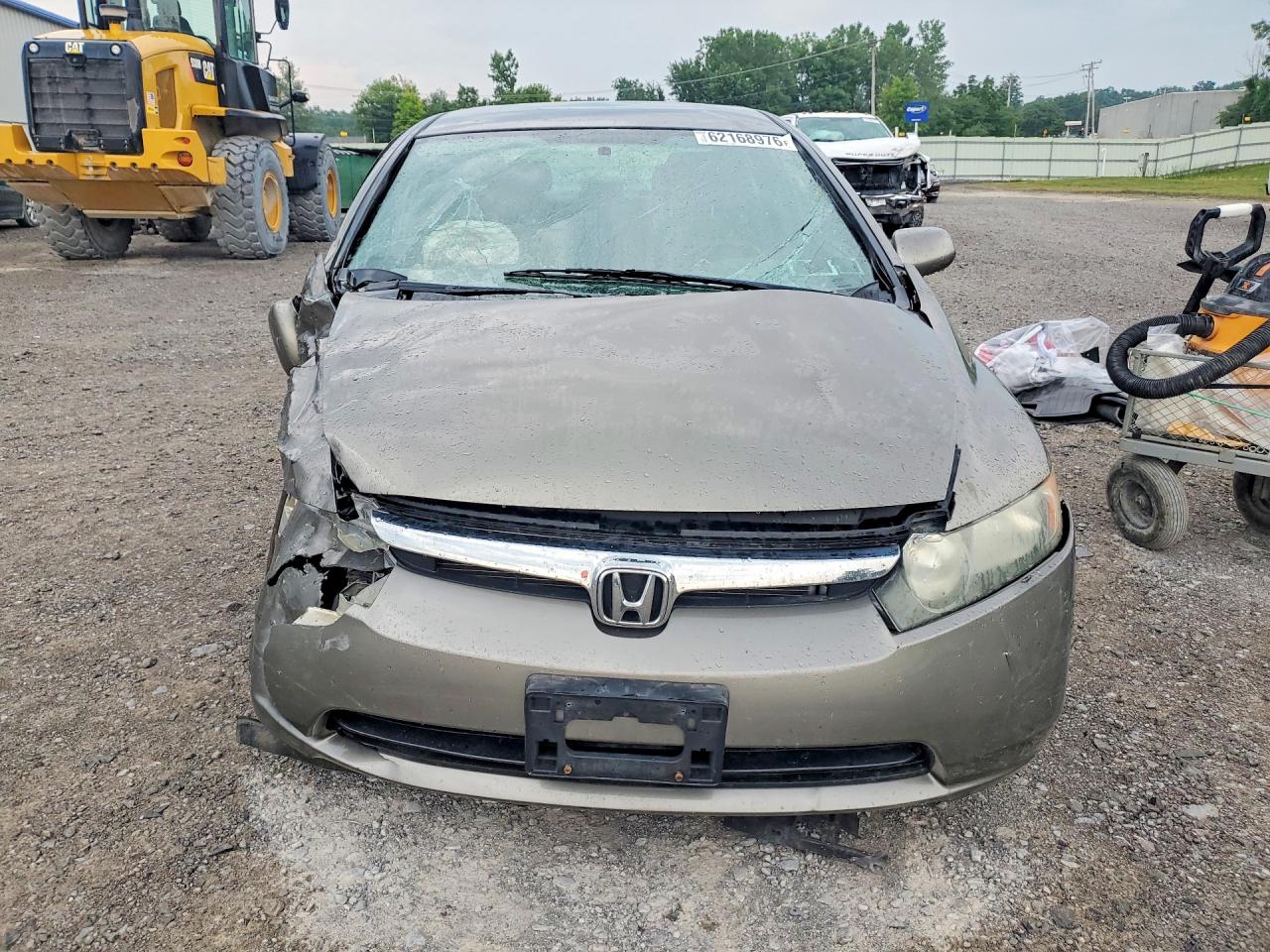 2008 Honda Civic Lx Gray vin: 2HGFA16588H318442