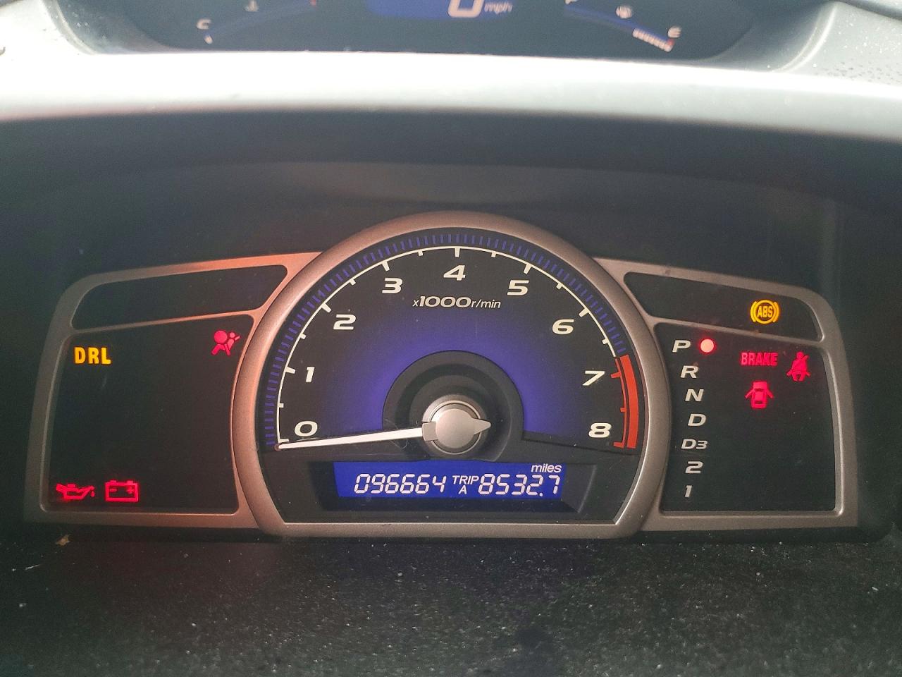 2008 Honda Civic Lx Gray vin: 2HGFA16588H318442
