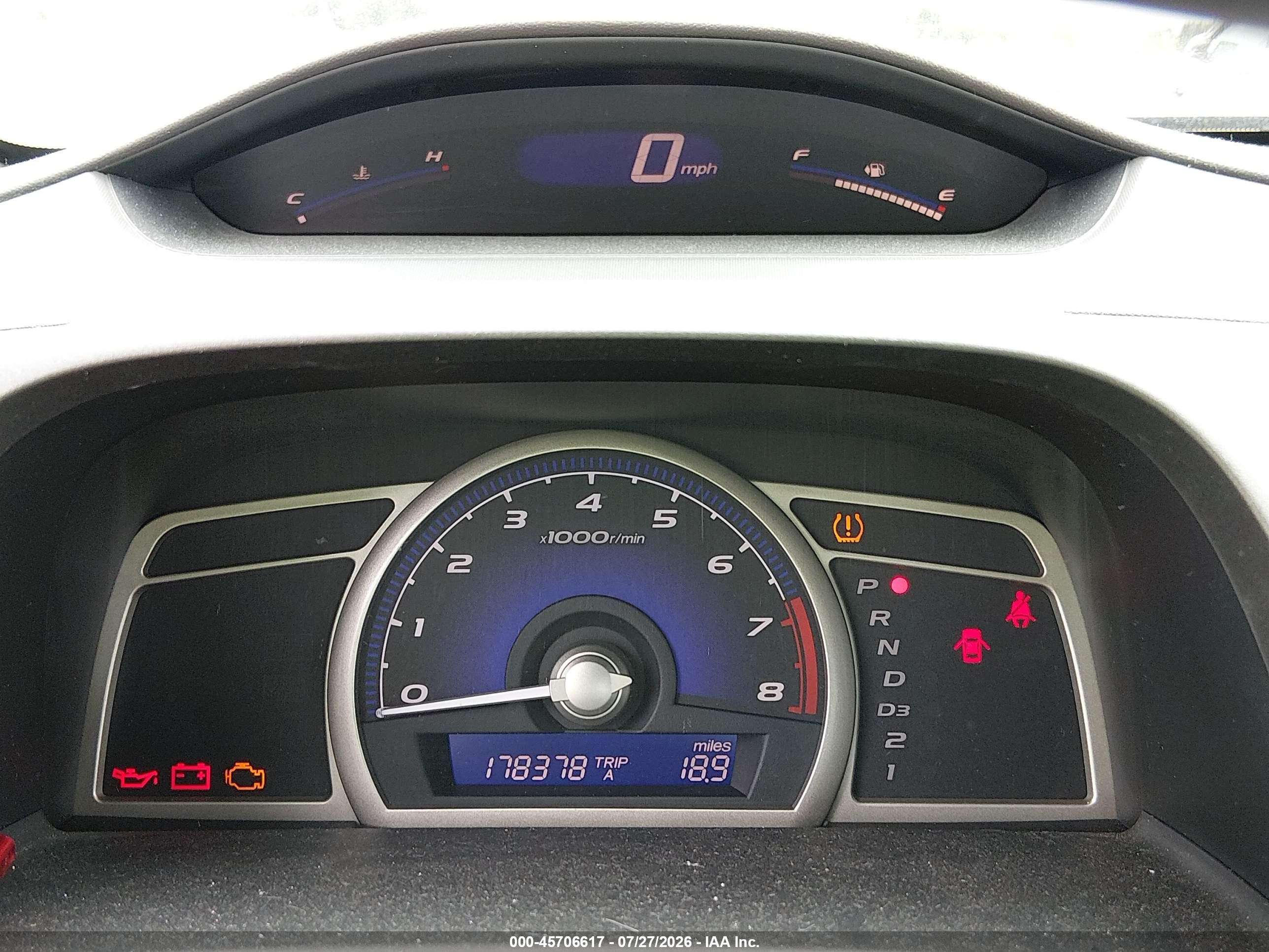 2008 Honda Civic Lx Серебряный vin: 2HGFA16588H337542