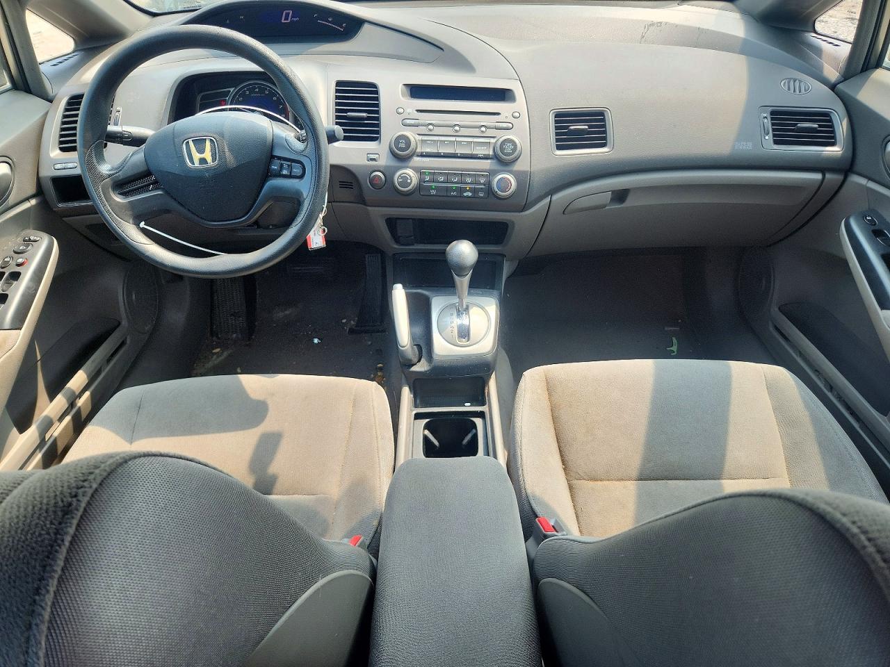 2008 Honda Civic Lx Gray vin: 2HGFA16588H339243