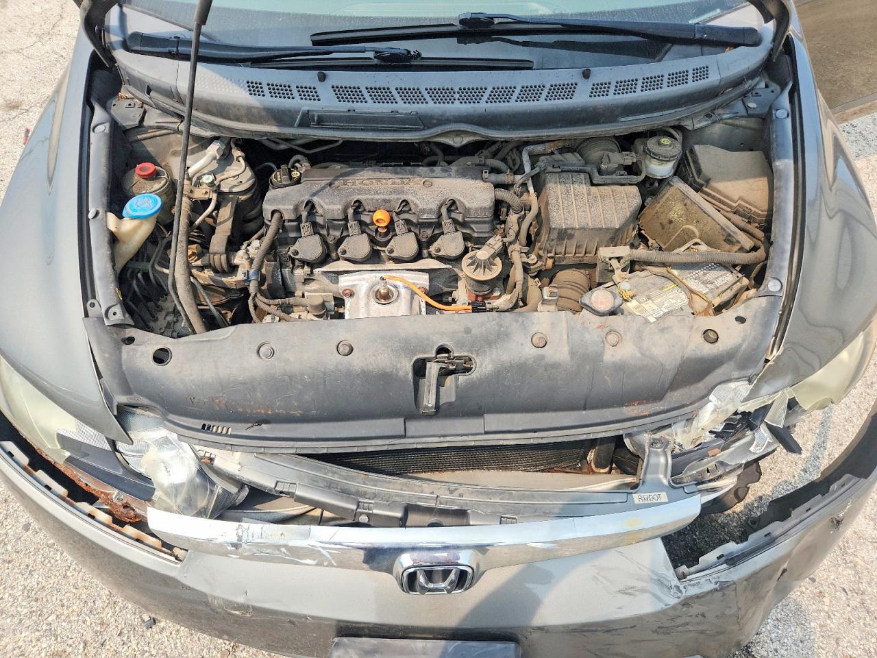 2008 Honda Civic Lx Gray vin: 2HGFA16588H339243