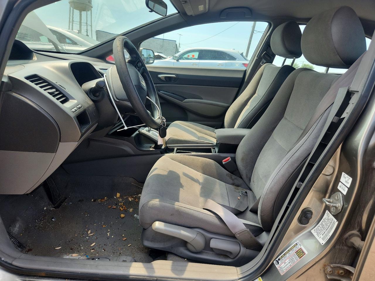 2008 Honda Civic Lx Gray vin: 2HGFA16588H339243