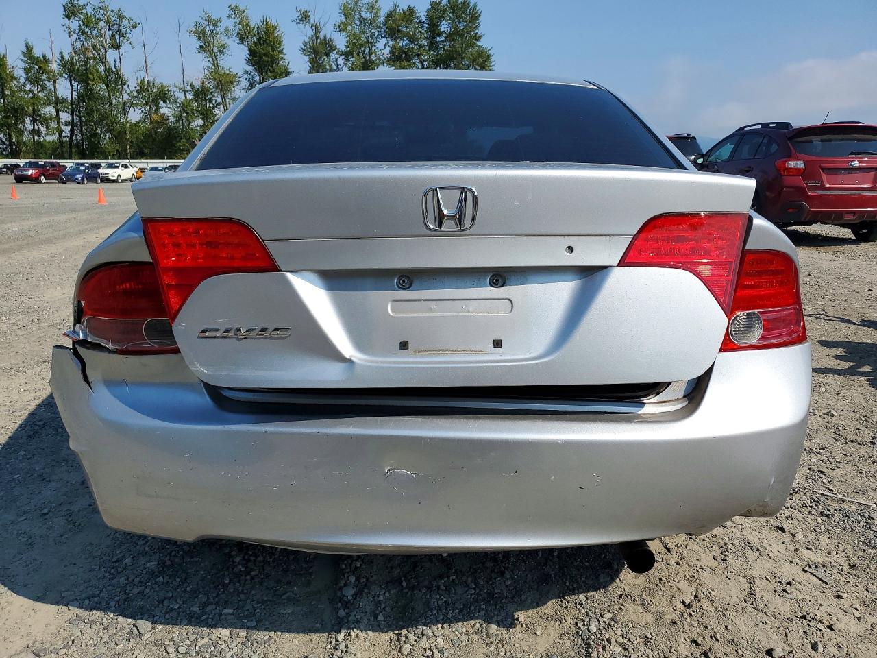 2008 Honda Civic Lx Silver vin: 2HGFA16588H347035