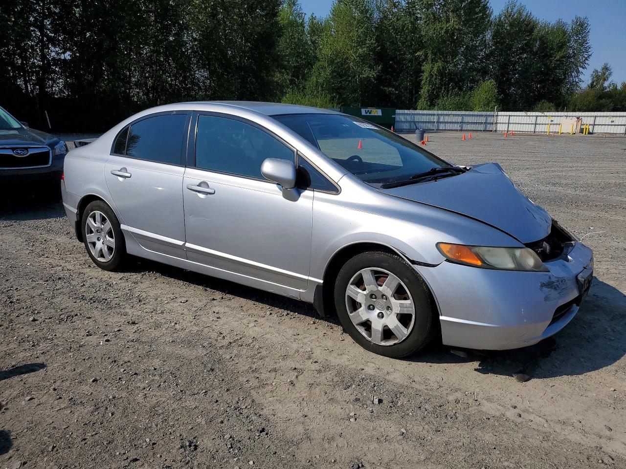 2008 Honda Civic Lx Silver vin: 2HGFA16588H347035