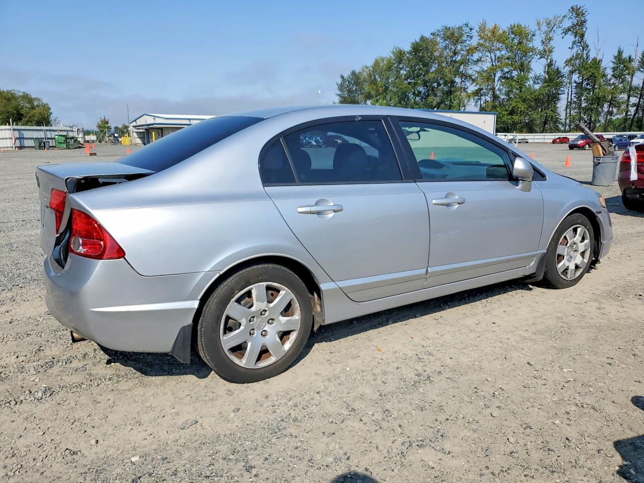 2008 Honda Civic Lx Silver vin: 2HGFA16588H347035