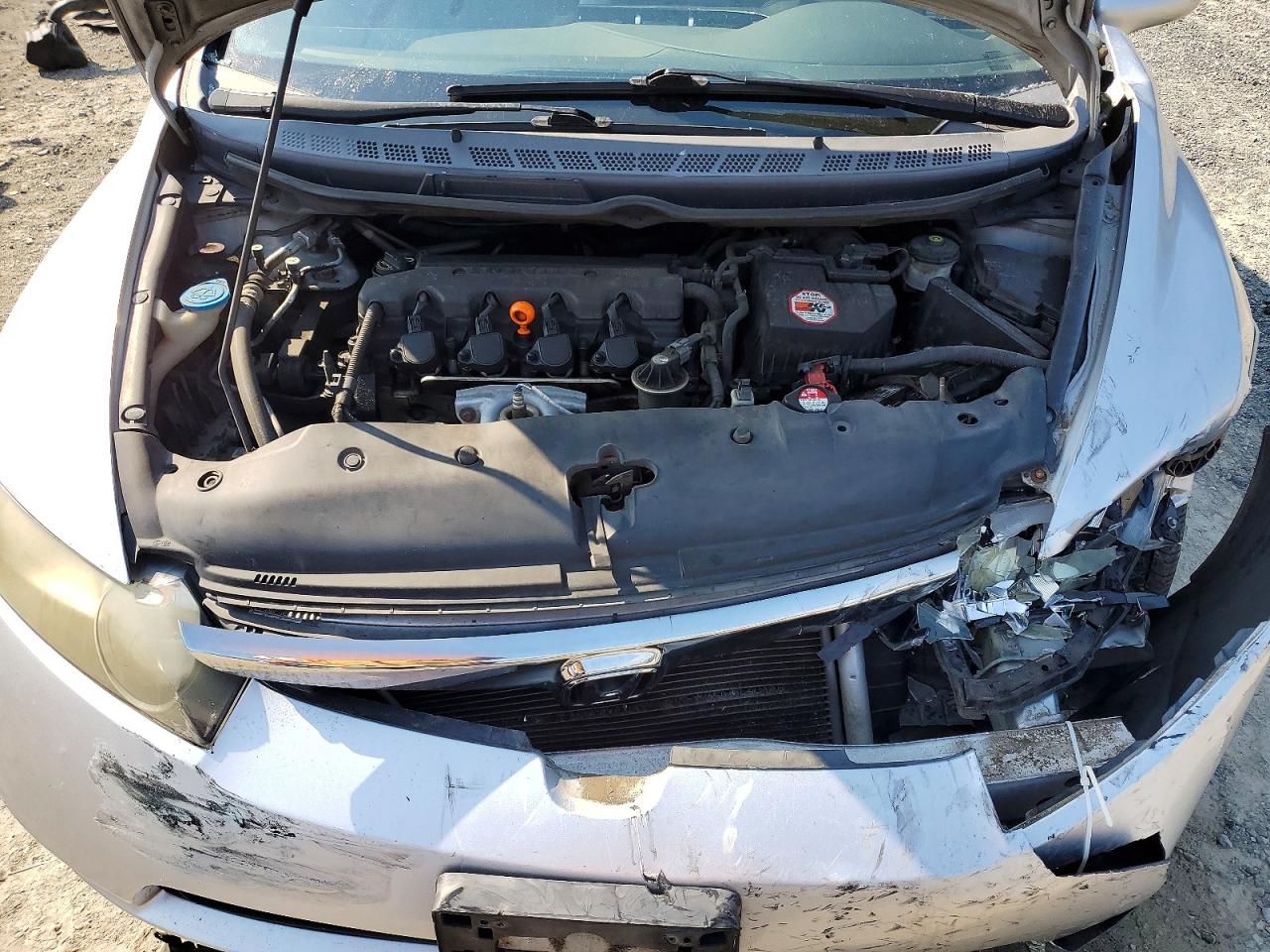 2008 Honda Civic Lx Silver vin: 2HGFA16588H347035