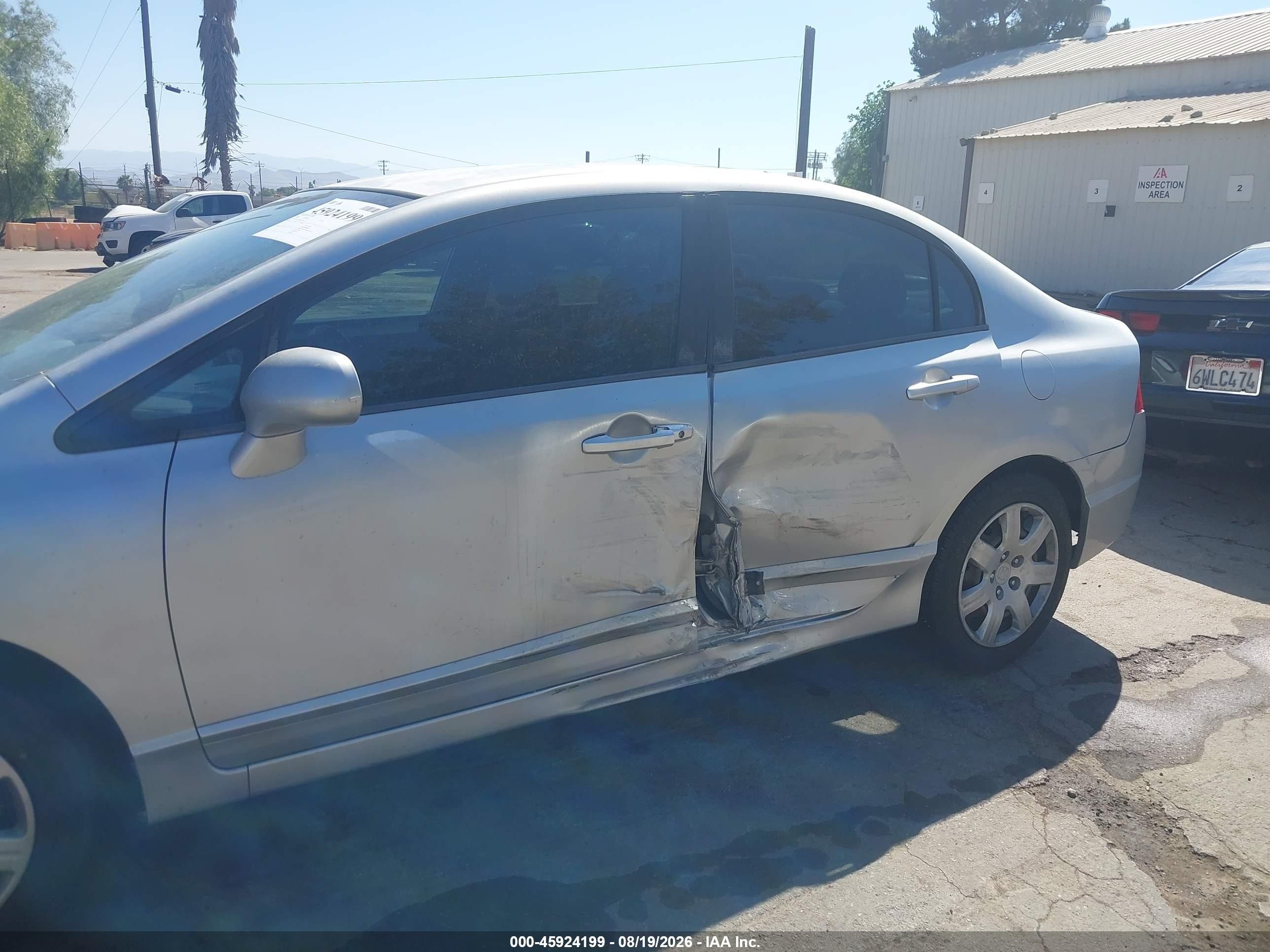 2008 Honda Civic Lx Silver vin: 2HGFA16588H348461