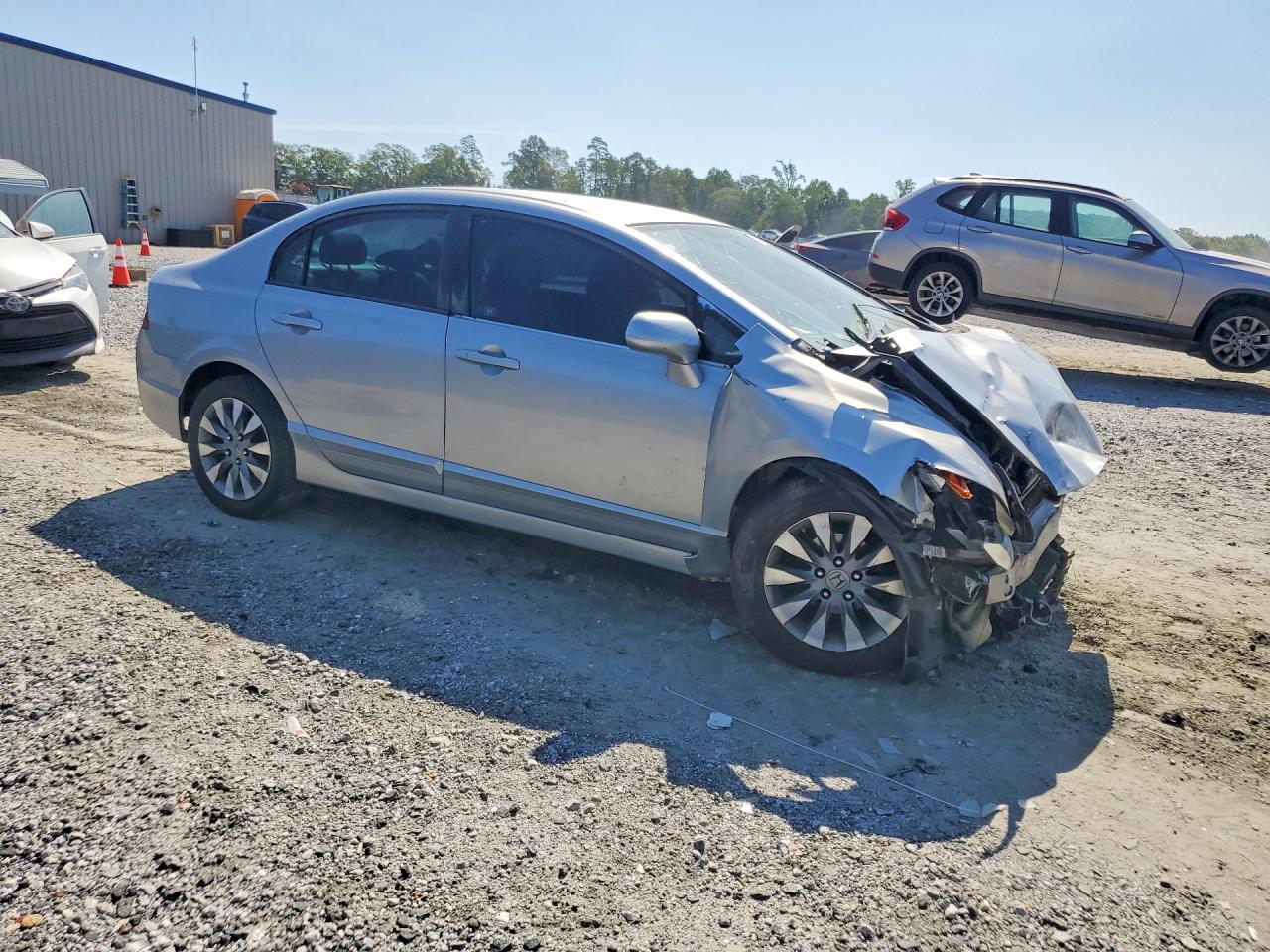 2008 Honda Civic Lx Silver vin: 2HGFA16588H350436
