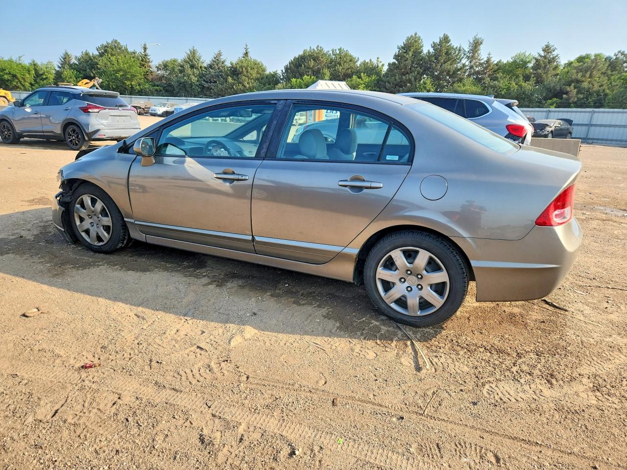 2008 Honda Civic Lx Gray vin: 2HGFA16588H352946