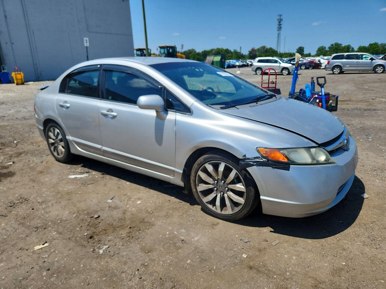2008 Honda Civic Lx Silver vin: 2HGFA16588H506474