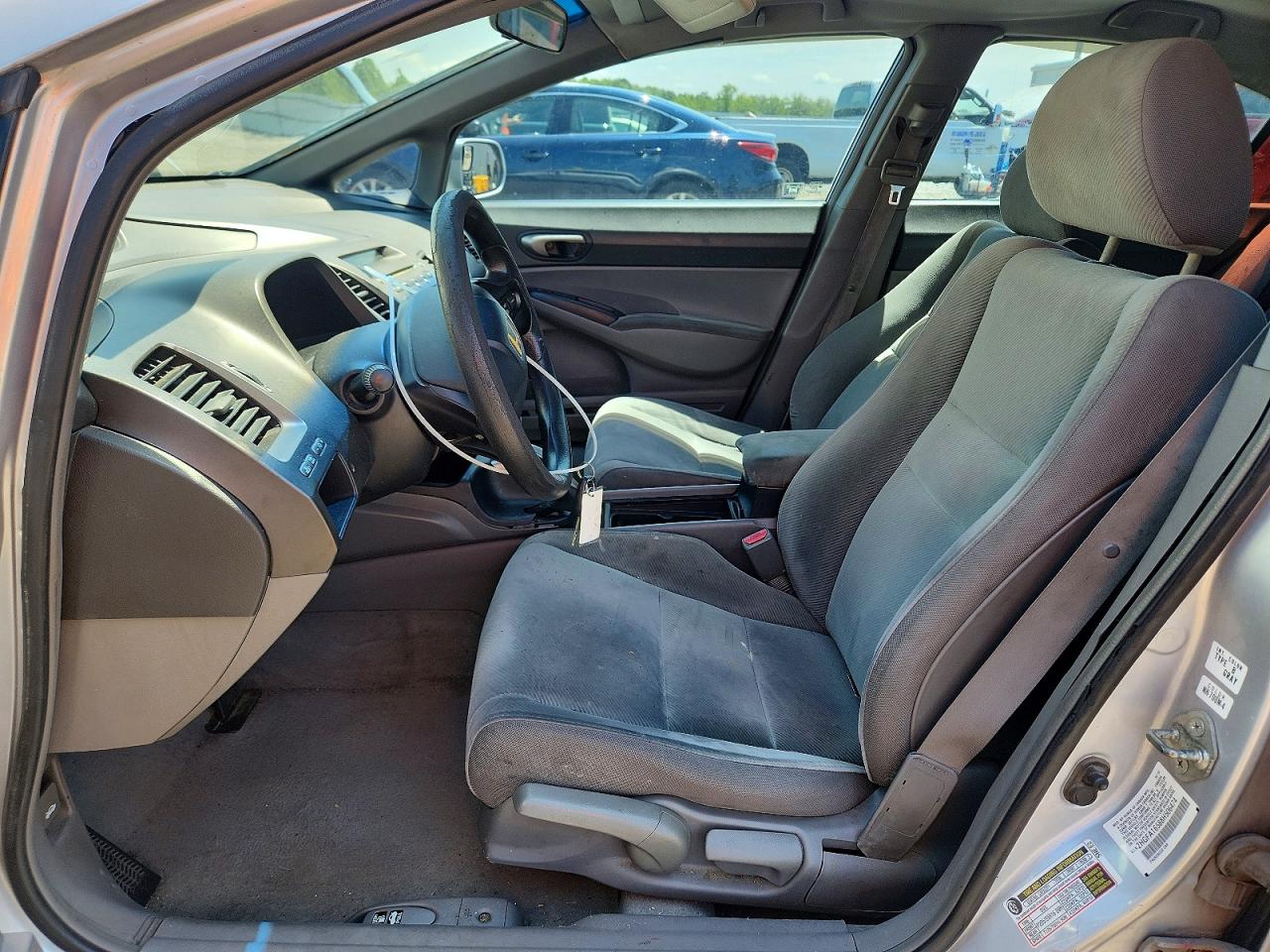 2008 Honda Civic Lx Silver vin: 2HGFA16588H506474