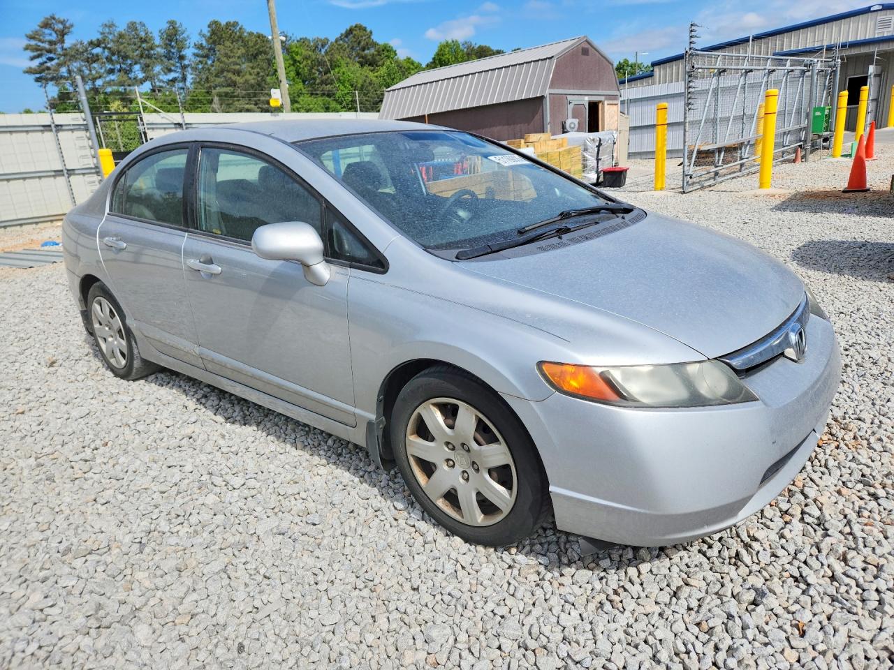2008 Honda Civic Lx Silver vin: 2HGFA16588H527468