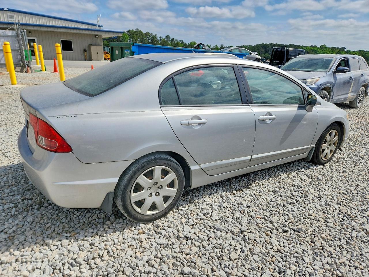 2008 Honda Civic Lx Silver vin: 2HGFA16588H527468