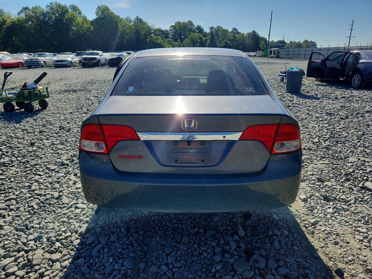 2009 Honda Civic Lx Gray vin: 2HGFA16589H301321