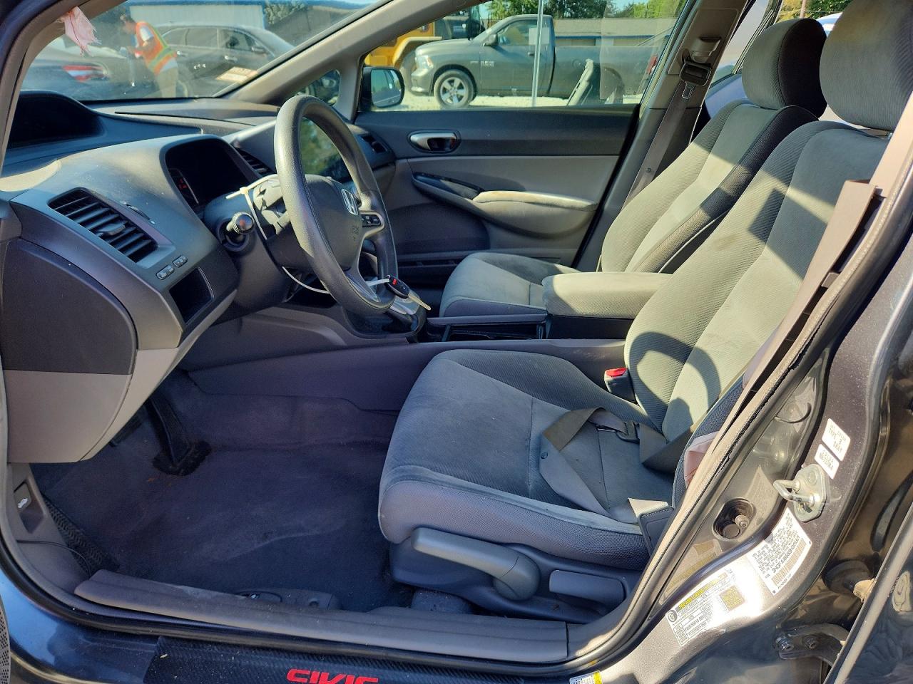 2009 Honda Civic Lx Gray vin: 2HGFA16589H301321
