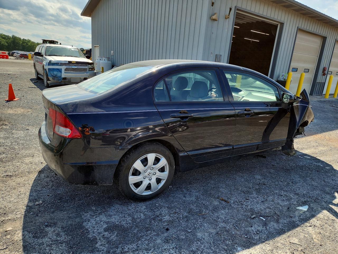 2009 Honda Civic Lx Black vin: 2HGFA16589H302100