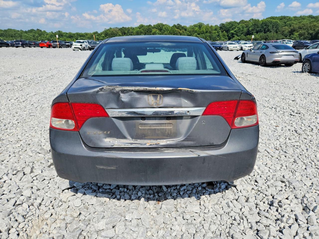 2009 Honda Civic Lx Серый vin: 2HGFA16589H310813