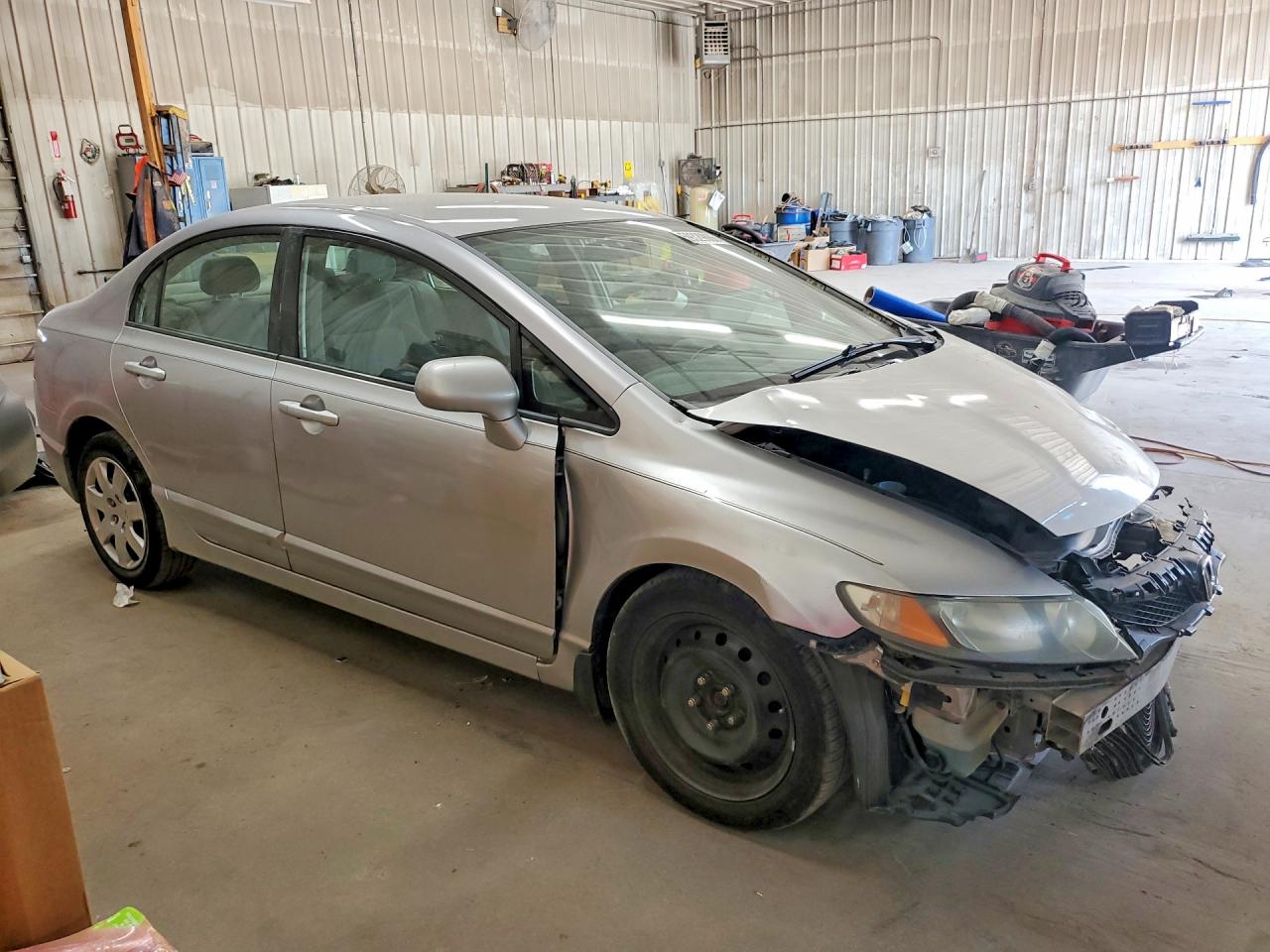 2009 Honda Civic Lx Серебряный vin: 2HGFA16589H333315
