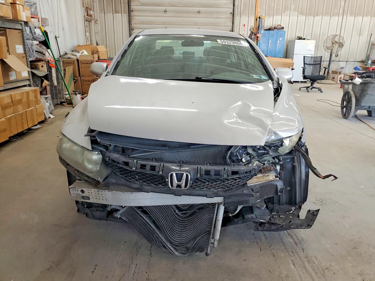 2009 Honda Civic Lx Серебряный vin: 2HGFA16589H333315
