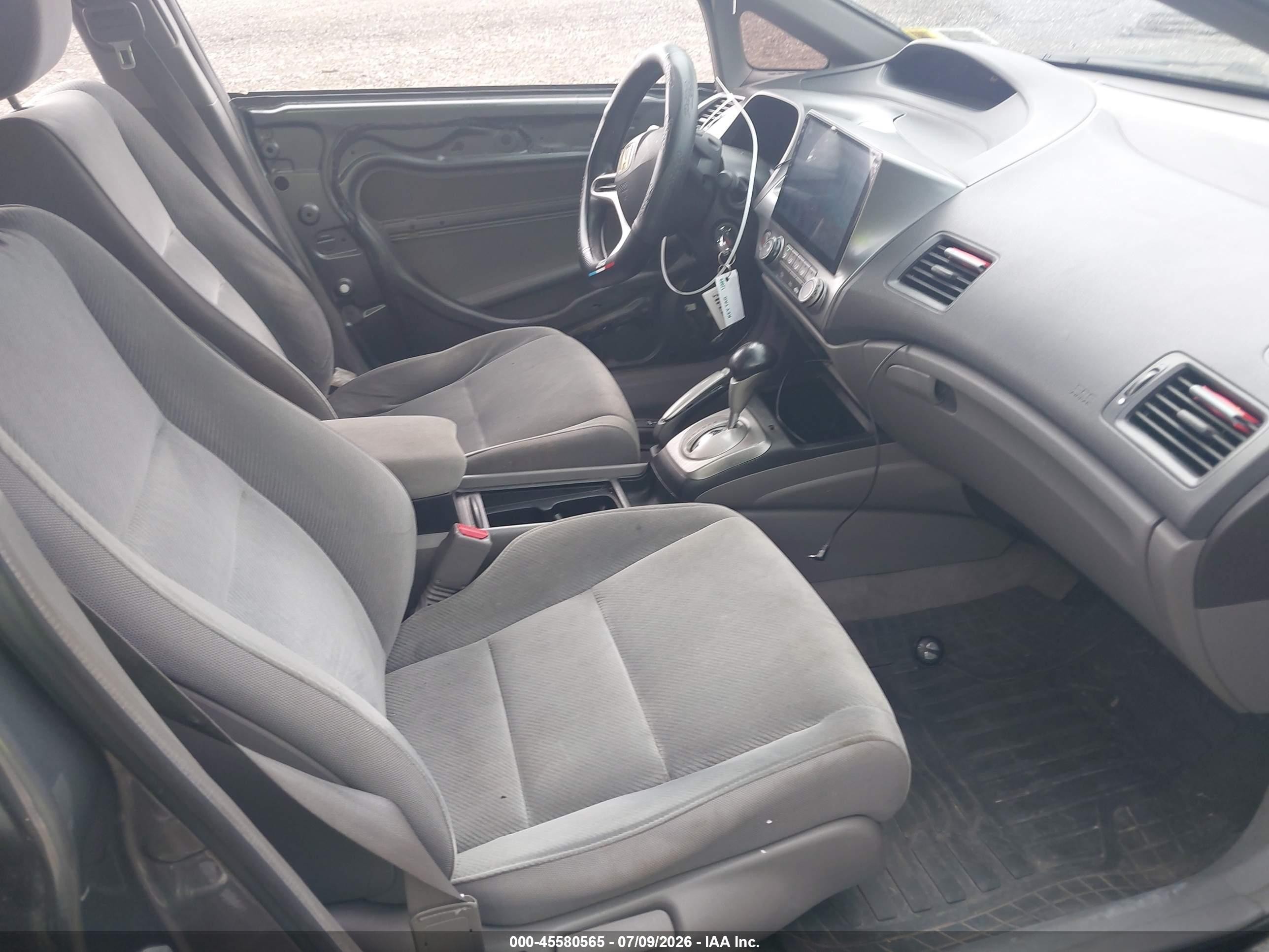 2009 Honda Civic Lx Gray vin: 2HGFA16589H367657