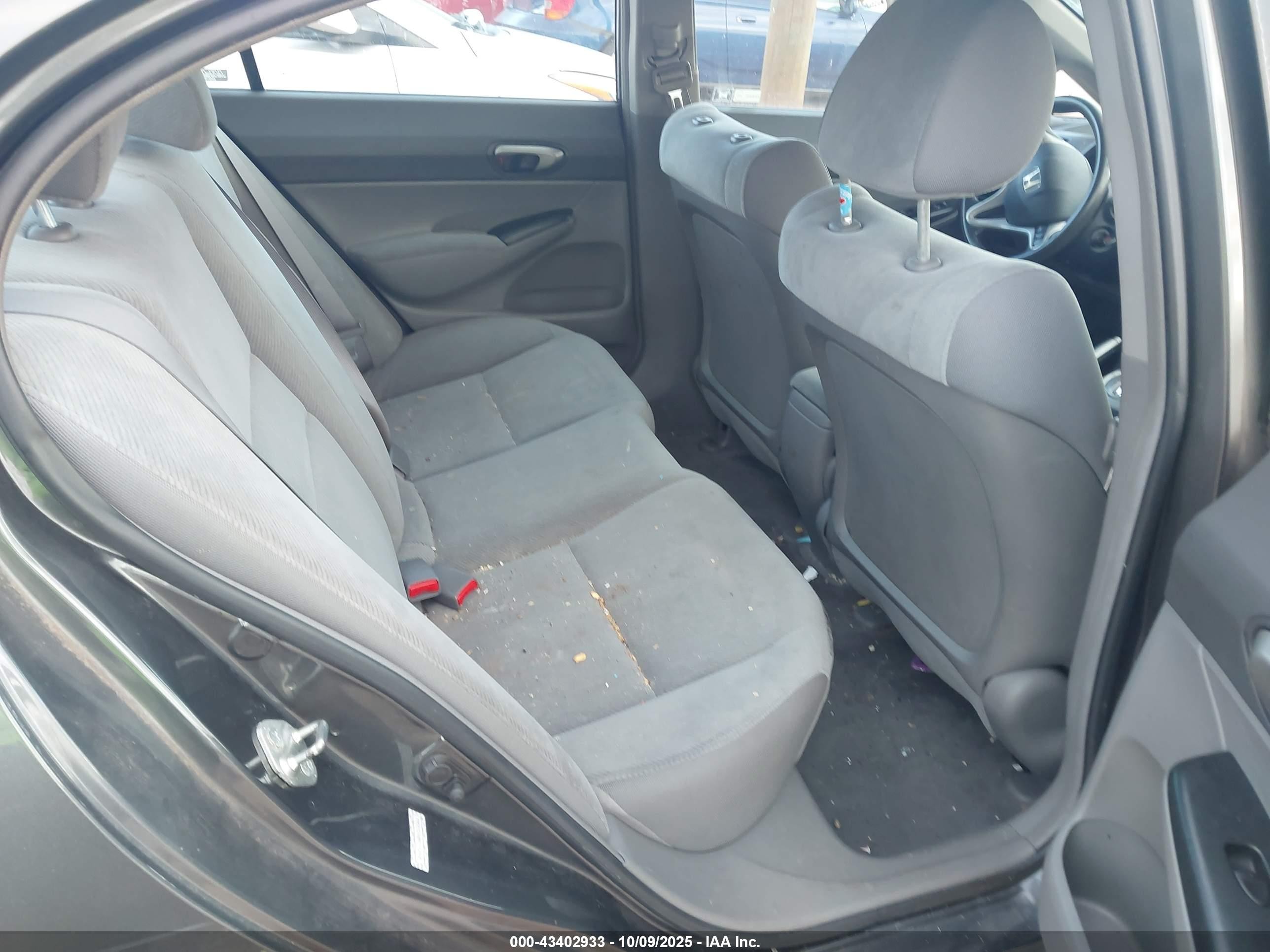 2009 Honda Civic Lx Gray vin: 2HGFA16589H526063
