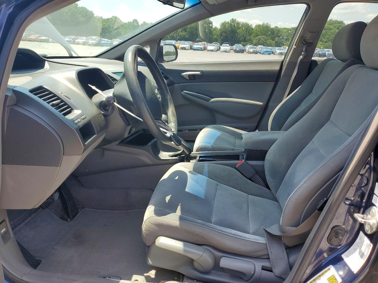 2009 Honda Civic Lx Blue vin: 2HGFA16589H533398