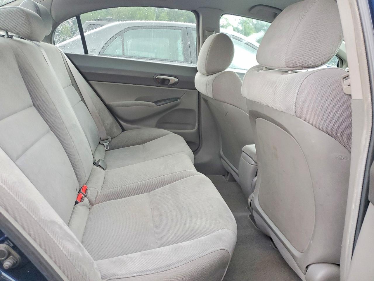 2009 Honda Civic Lx Blue vin: 2HGFA16589H533398