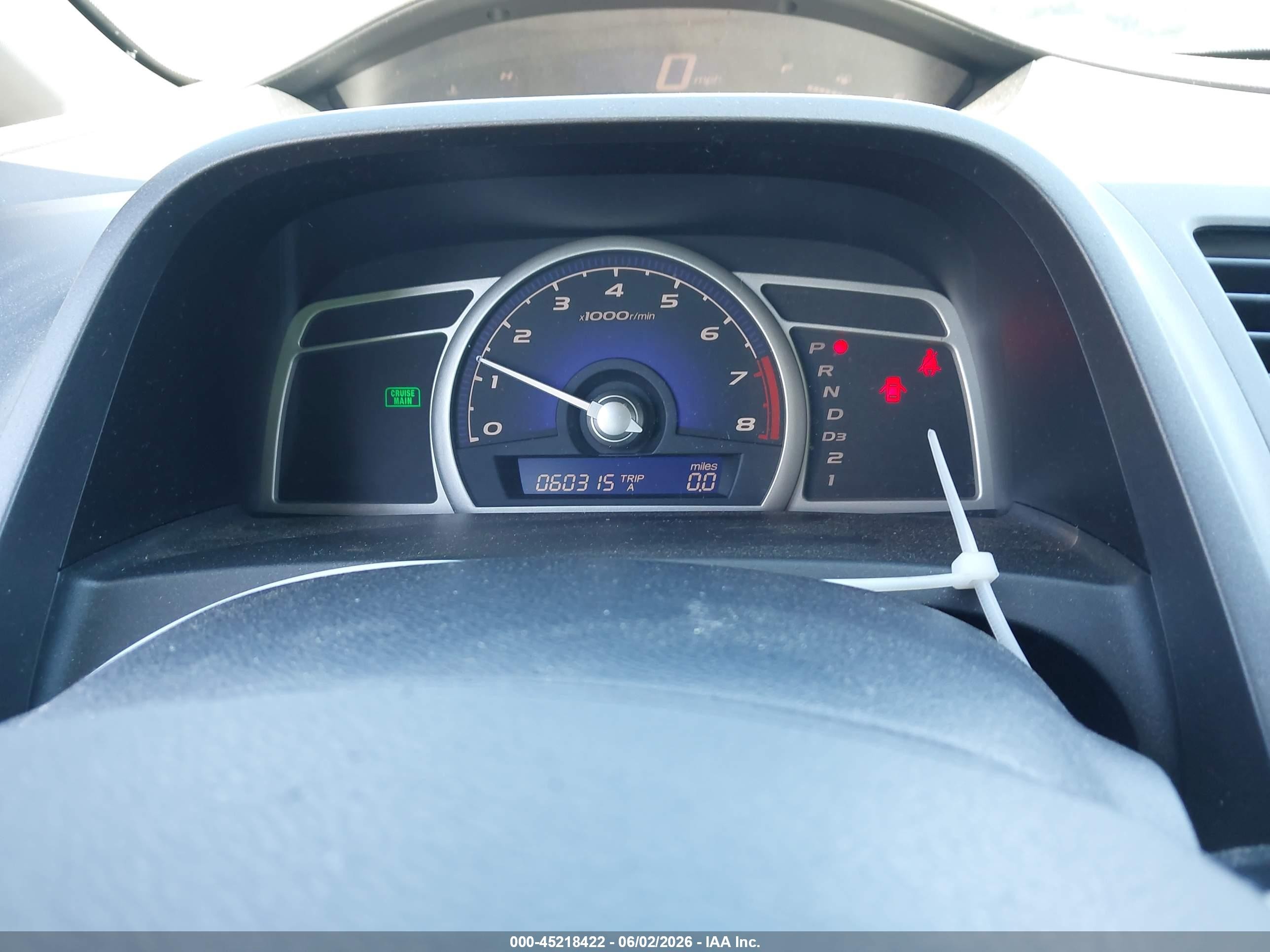 2009 Honda Civic Lx Gray vin: 2HGFA16589H538973