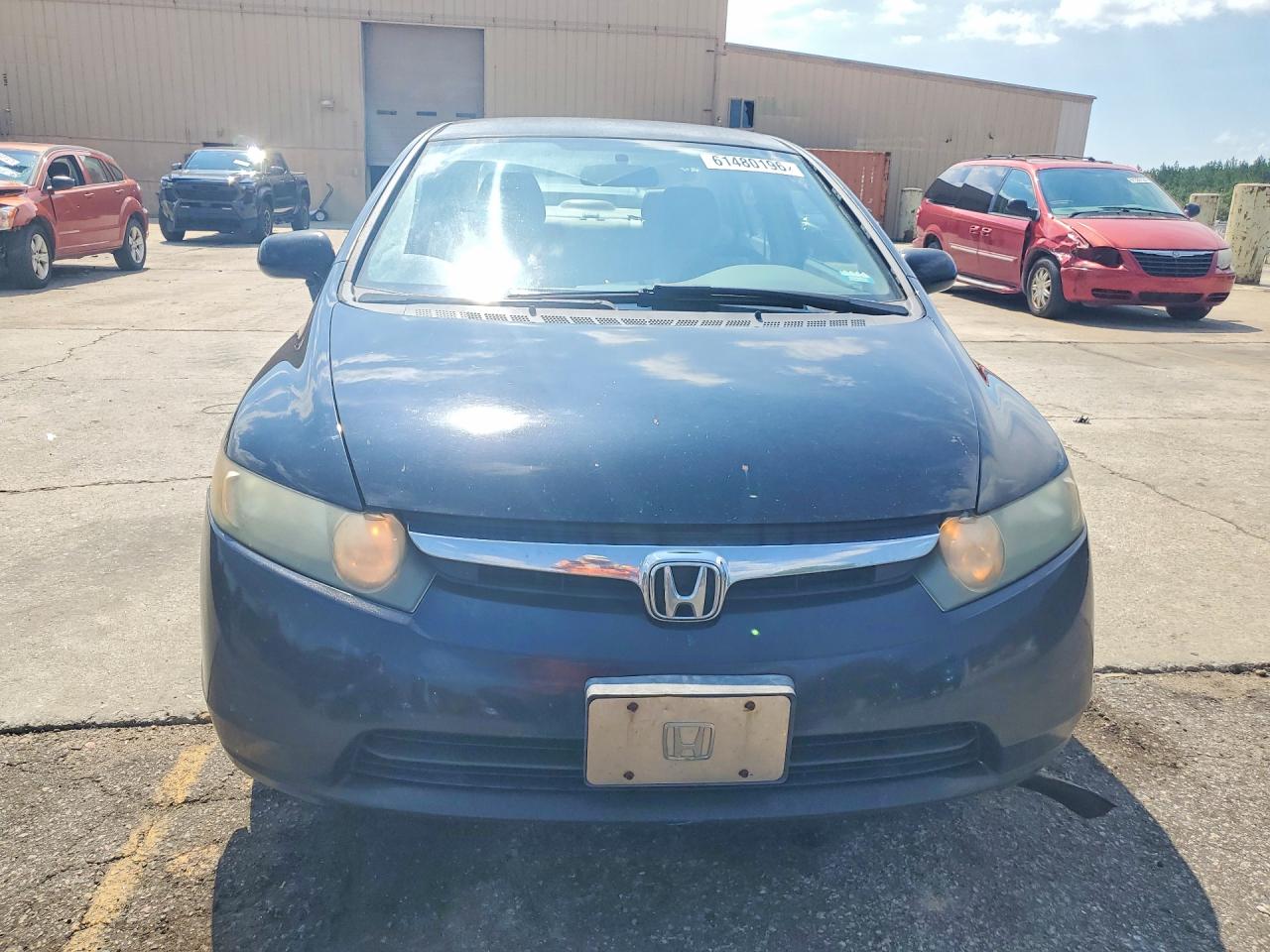 2006 Honda Civic Lx Black vin: 2HGFA16596H517187