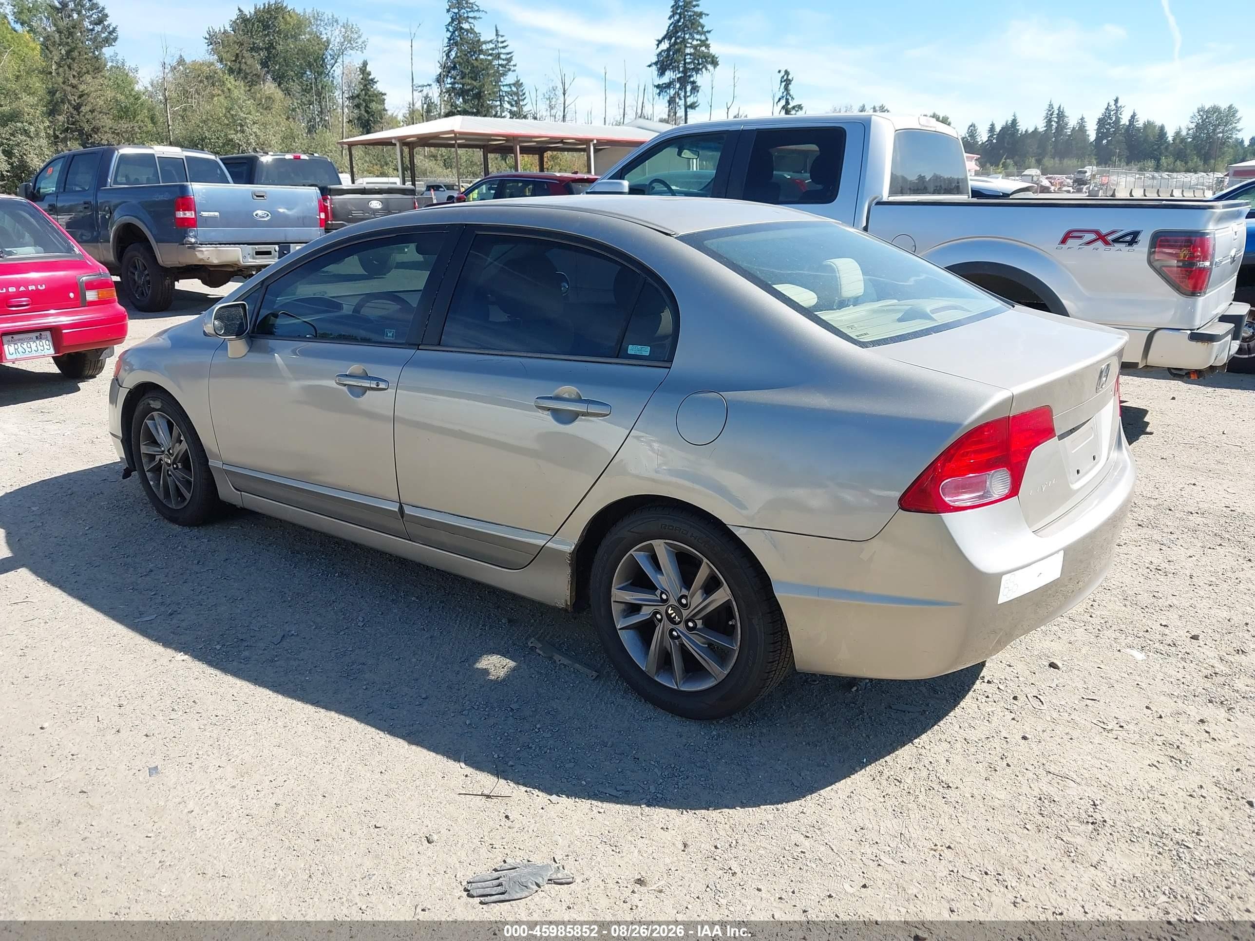 2006 Honda Civic Lx Champagne vin: 2HGFA16596H520901