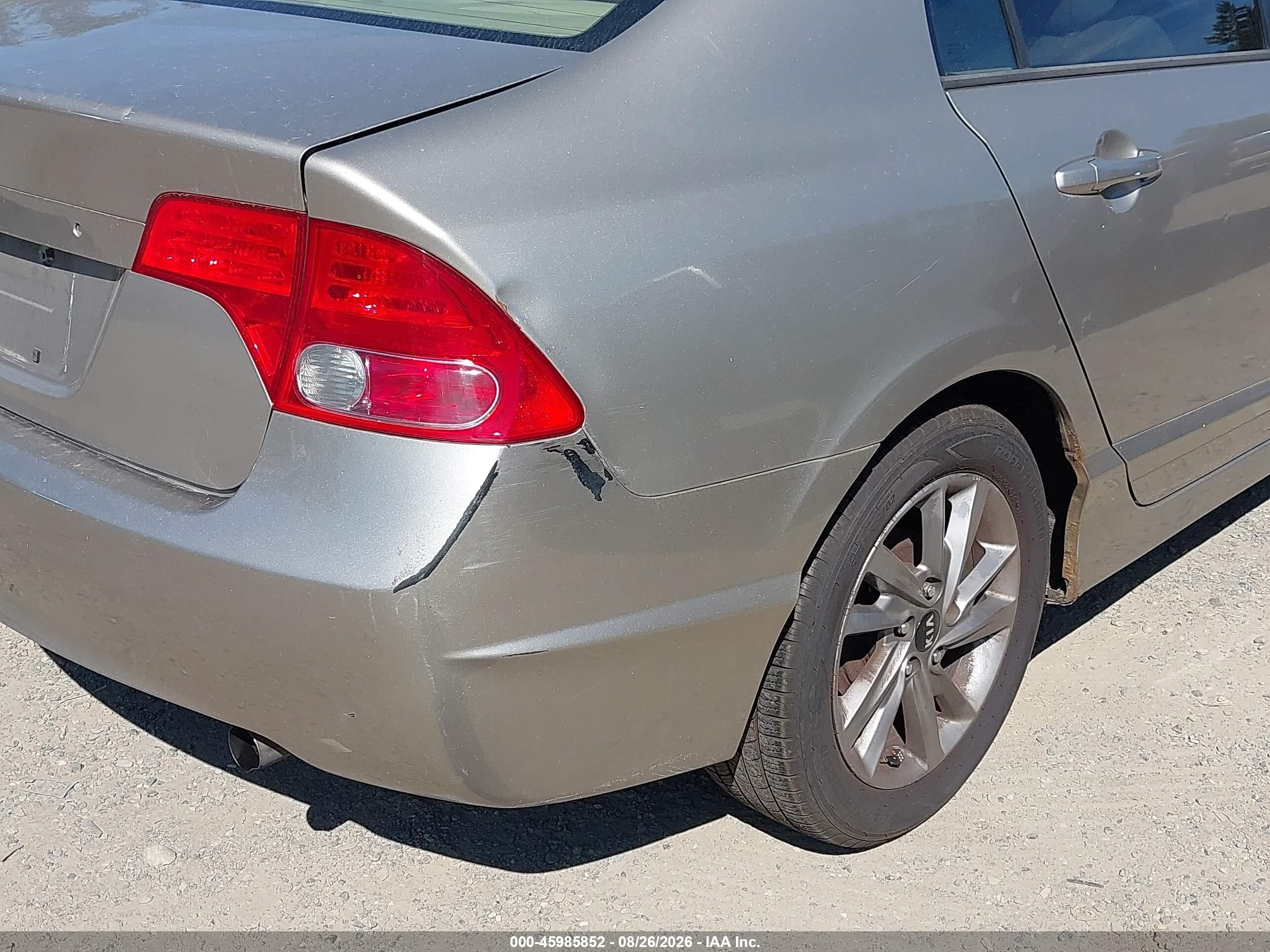 2006 Honda Civic Lx Champagne vin: 2HGFA16596H520901
