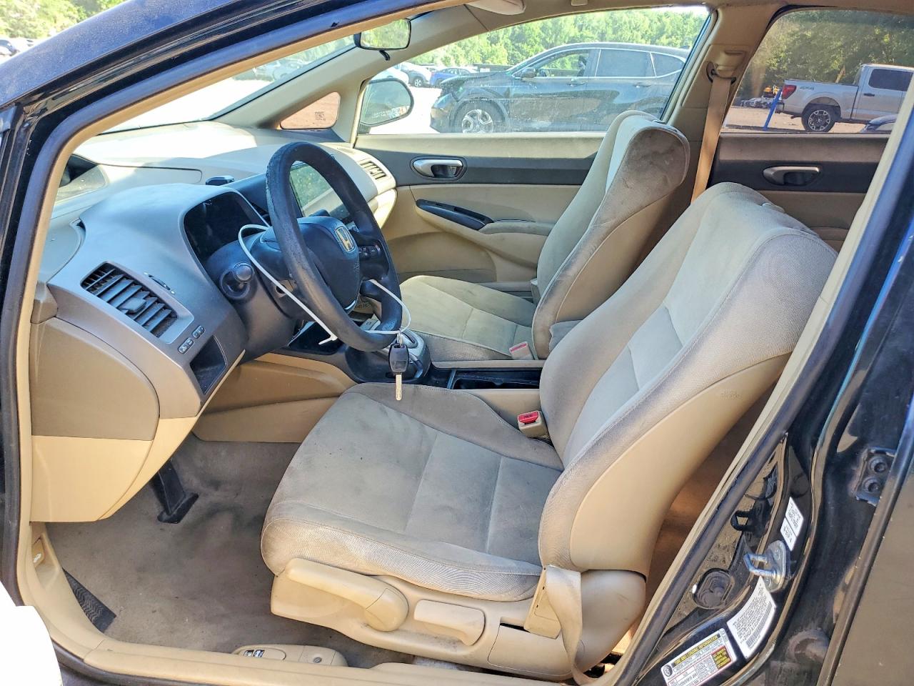 2006 Honda Civic Lx Black vin: 2HGFA16596H527251