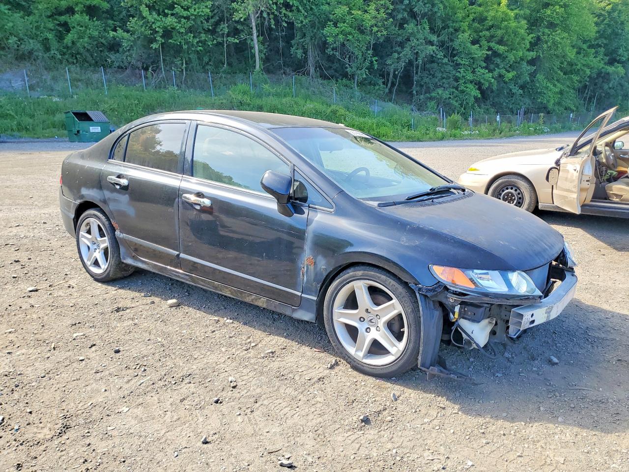 2006 Honda Civic Lx Black vin: 2HGFA16596H527251