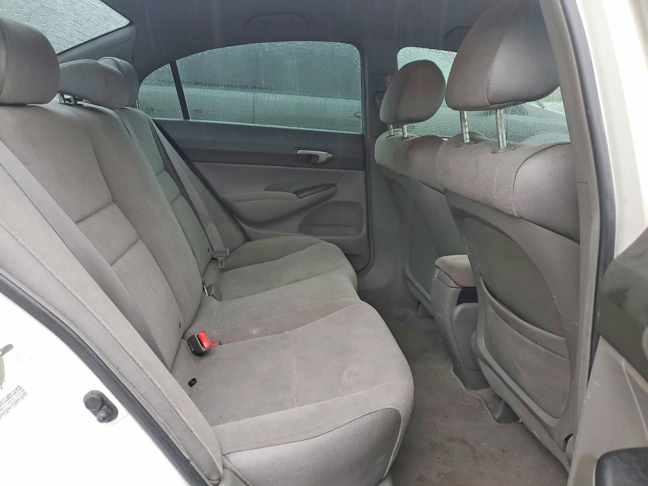 2007 Honda Civic Lx White vin: 2HGFA16597H019217
