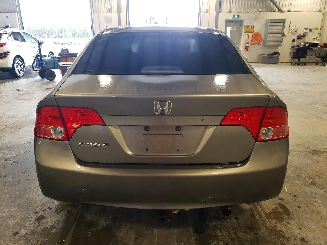 2007 Honda Civic Lx Gray vin: 2HGFA16597H106907