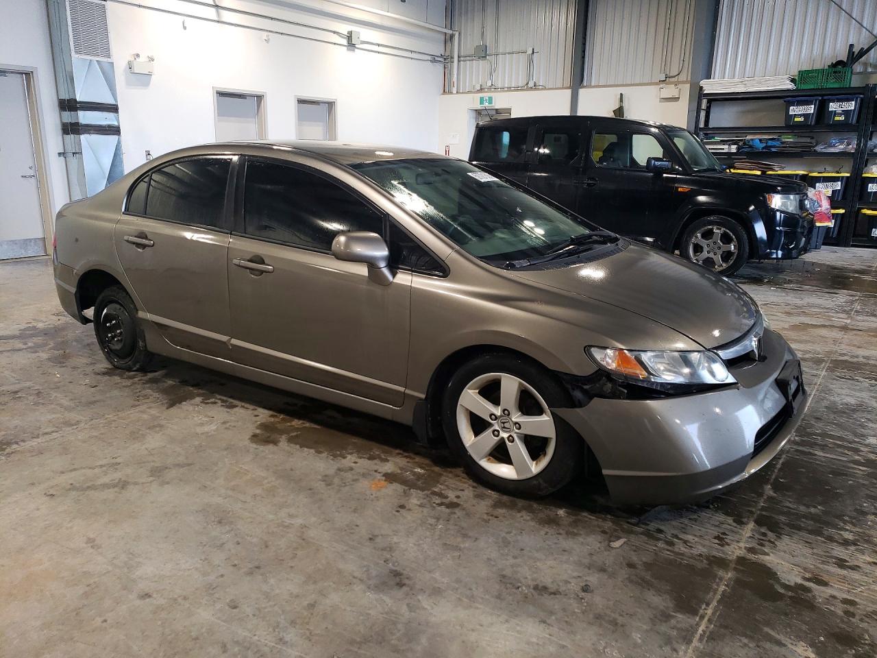 2007 Honda Civic Lx Gray vin: 2HGFA16597H106907