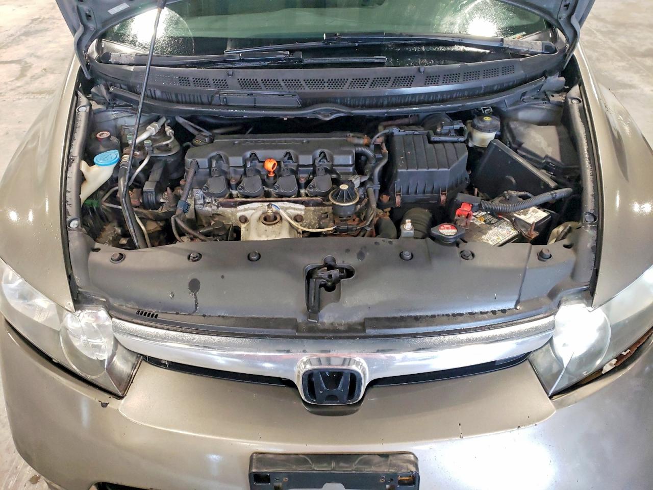 2007 Honda Civic Lx Gray vin: 2HGFA16597H106907